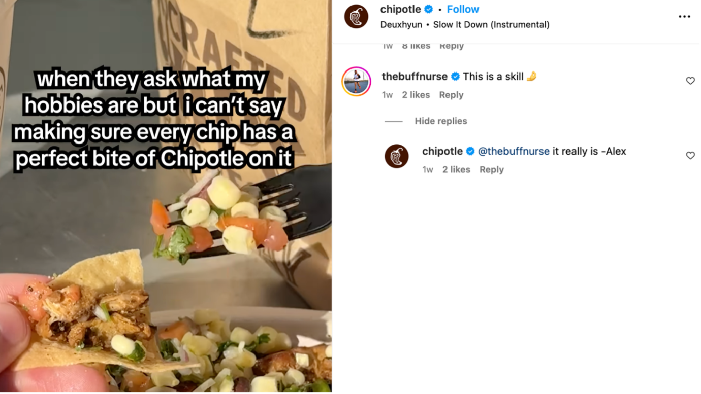 chipotle social post